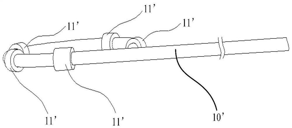 Medical measuring device and lung volume reduction system