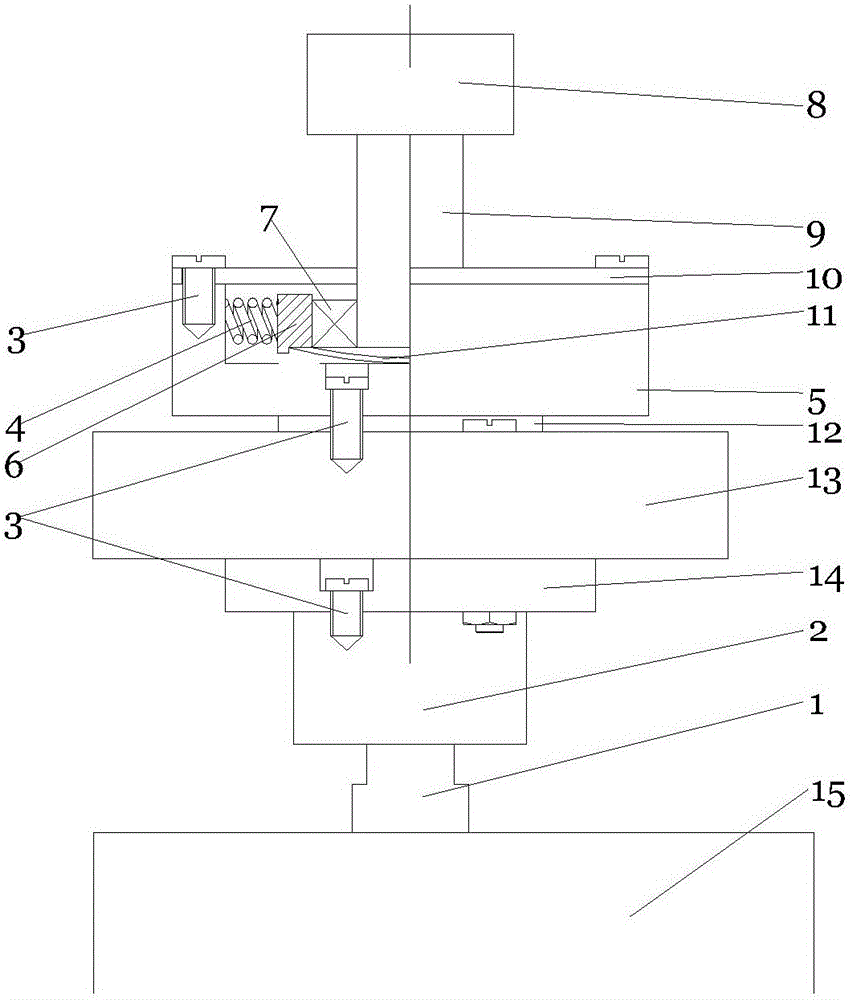 Test device and detection method for detecting comprehensive performance degradation of rolling linear guideway pair