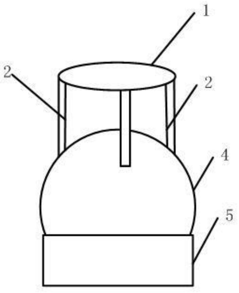 Sampling tank for storing ambient air samples