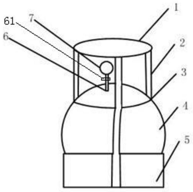 Sampling tank for storing ambient air samples