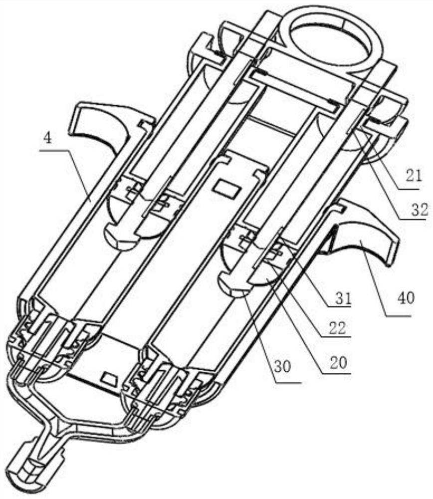 Tissue glue applying device