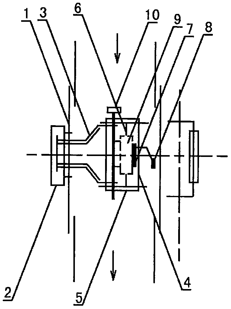 Movable type point-fixing labor-saving device for screw locking machine