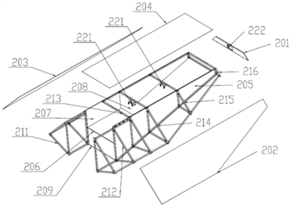 Configuration and assembly method of wedge-shaped space physics field measurement satellite