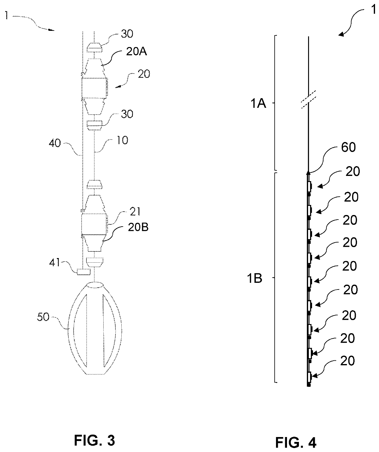 Maintenance device and method for determining the position of a blockage point of a tubular member