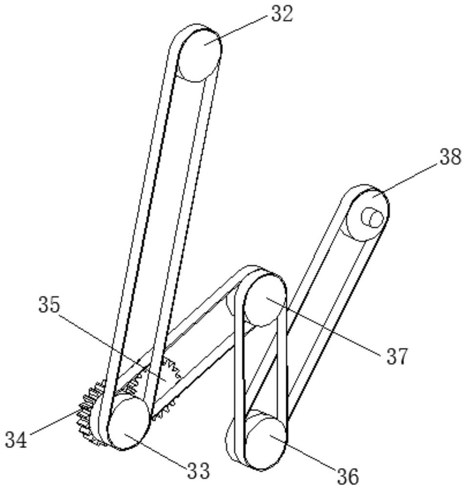 Non-woven fabric cutting leftover material recycling and smashing device