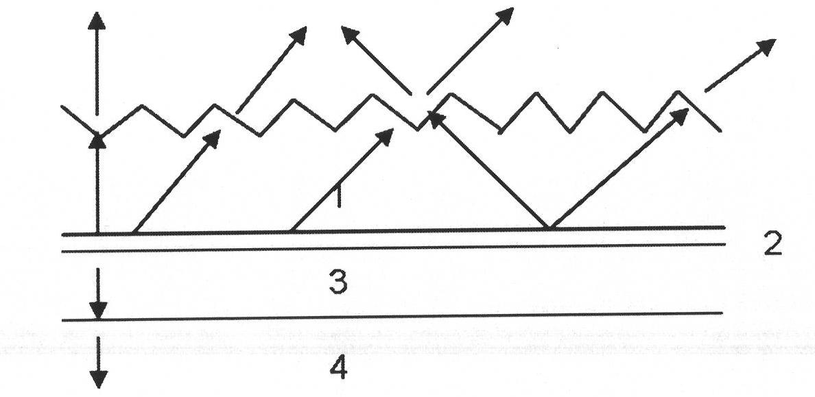 Method for coarsening surface of light-emitting diode (LED) with the aid of metal nanoparticles