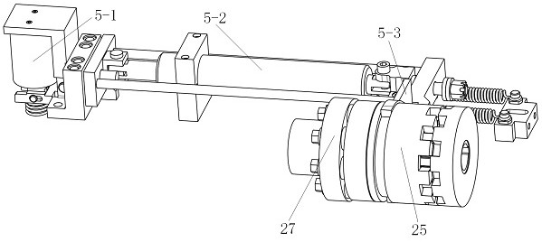 Rapid fixing and transverse moving system of electrically-driven shipboard helicopter