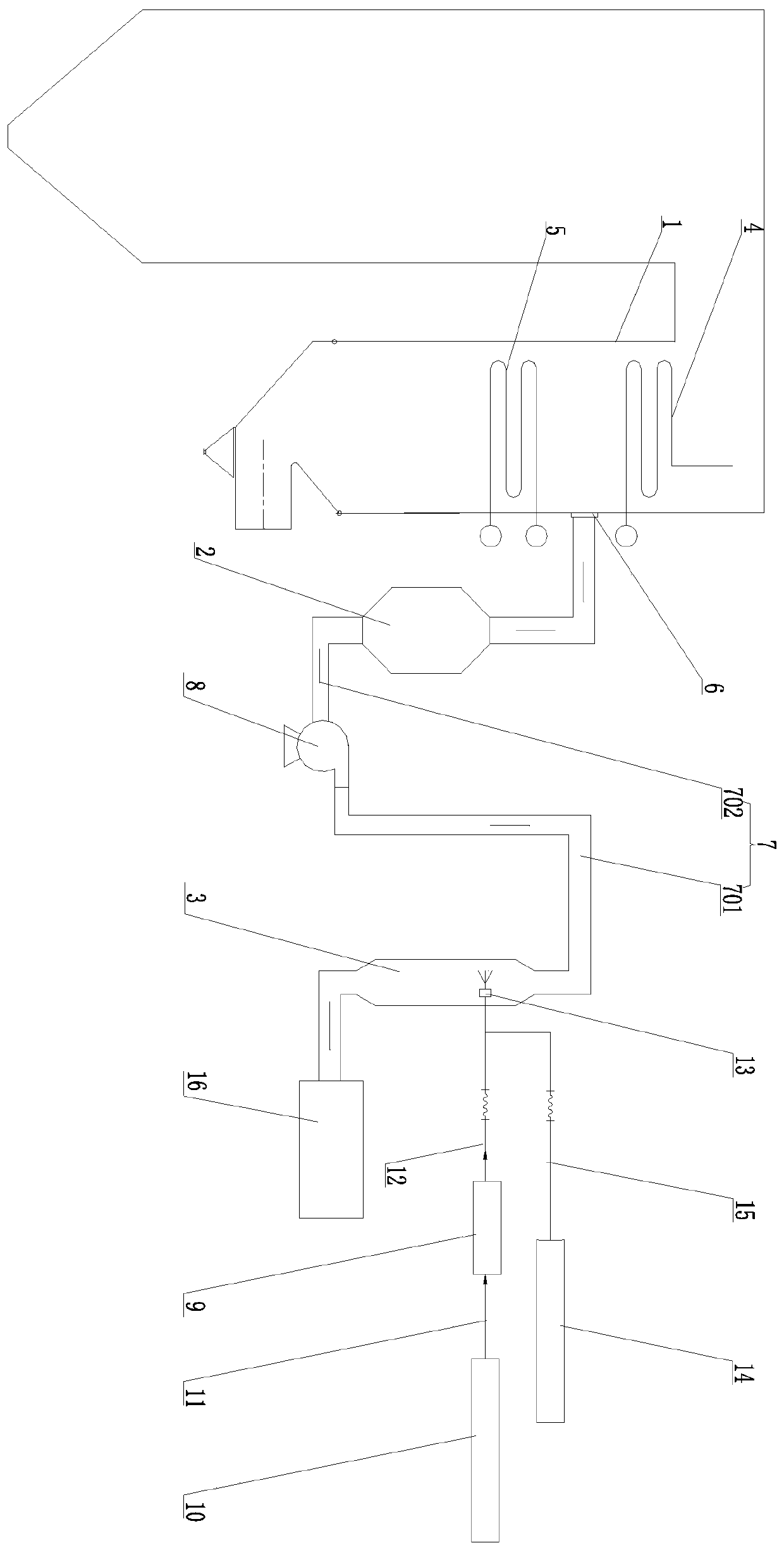 Urea pyrolysis system and urea pyrolysis method