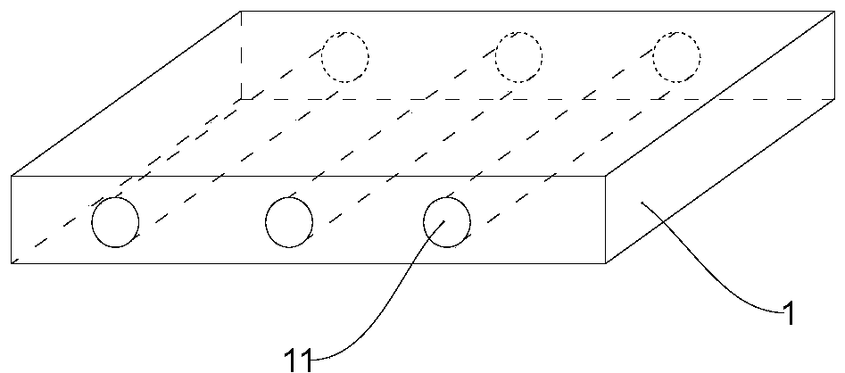 Glass fiber three-dimensional reinforced lightweight cement slab