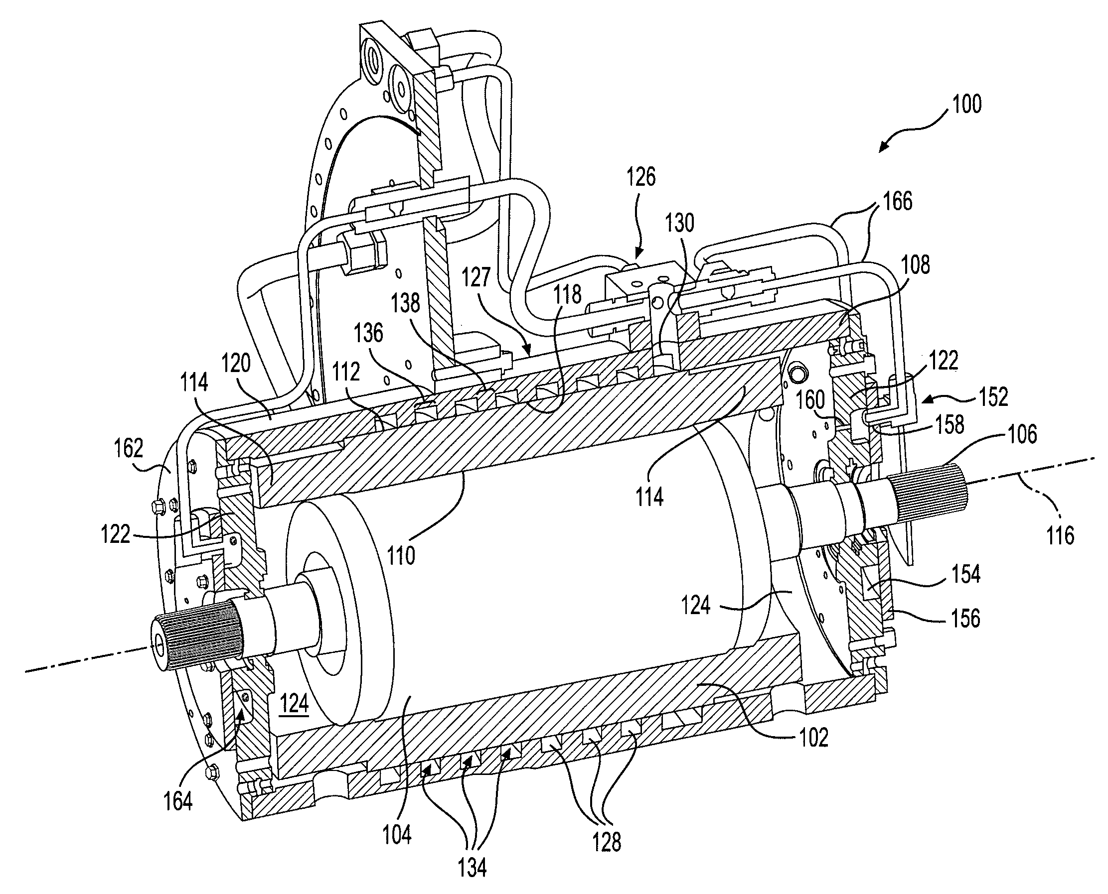 Cooling system for an electric motor