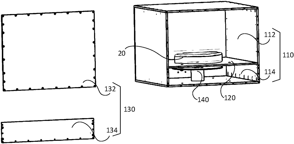 Thawing cavity and radio frequency thawing device