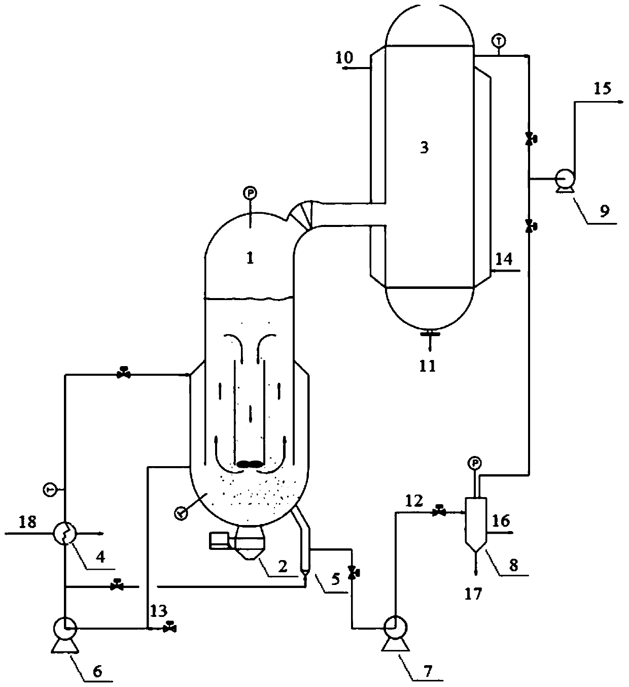 A method and device for continuously preparing lithium hexafluorophosphate