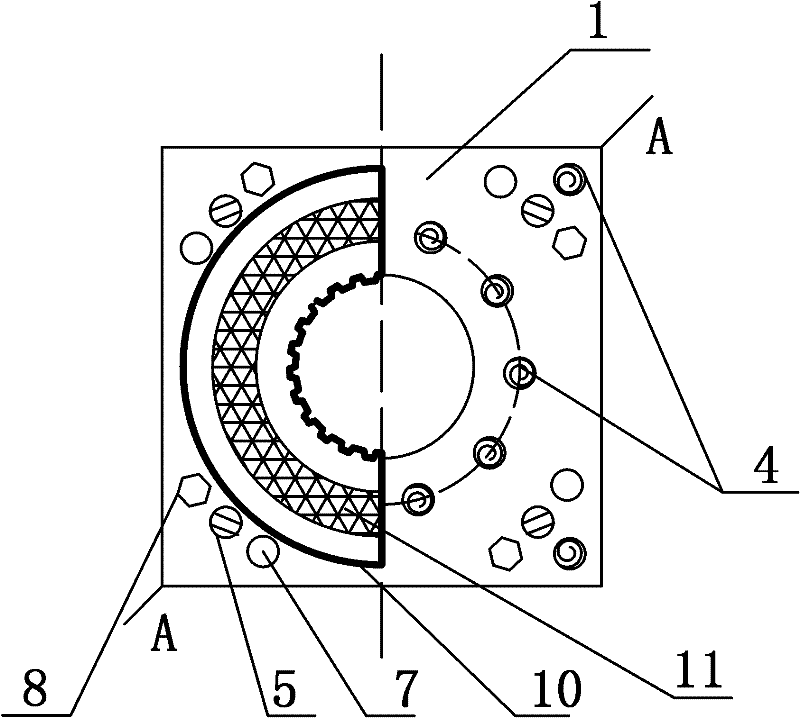 Polygonal brake device