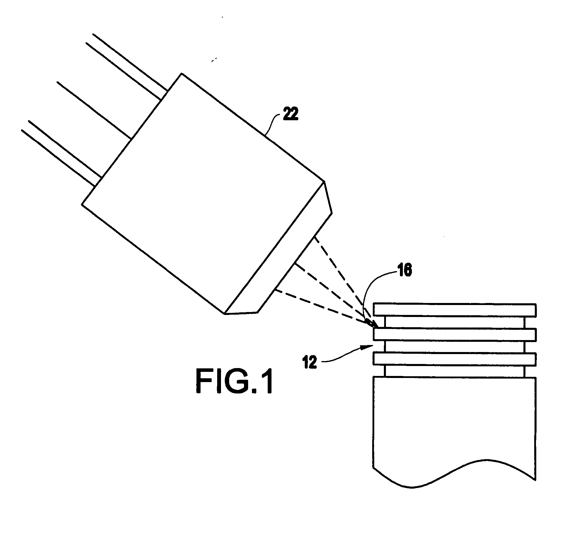 Piston having diode laser hardened primary compression ring groove and method of making the same