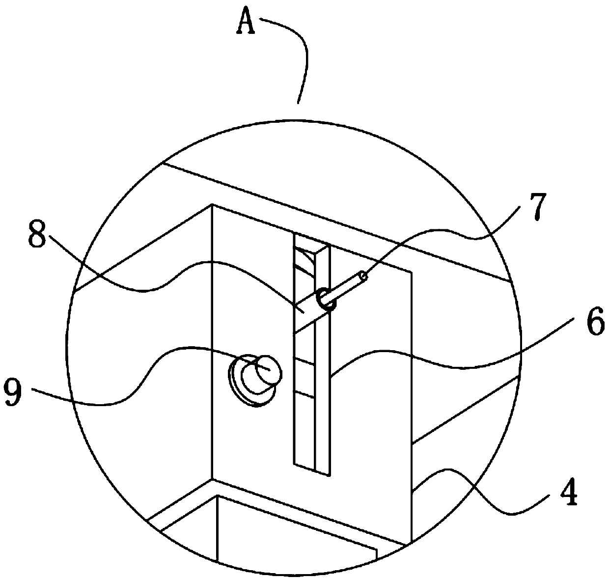 Segmented hot-melt pile end support stiffness adjusting device