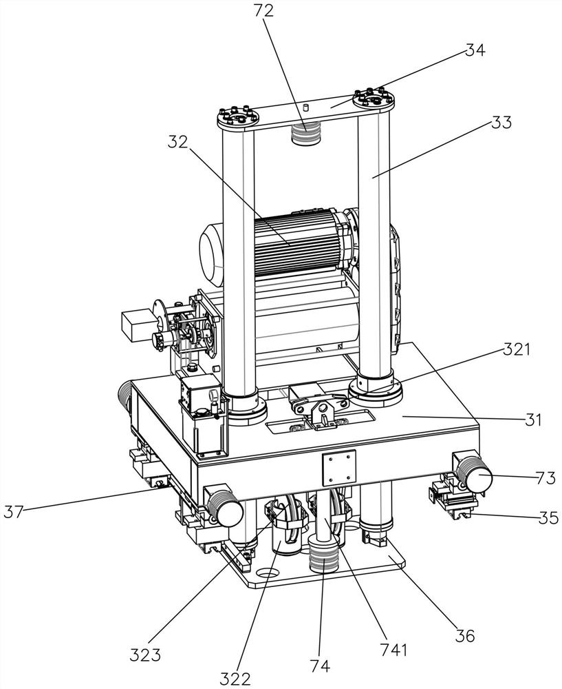 Clamping and feeding device for copper pipes