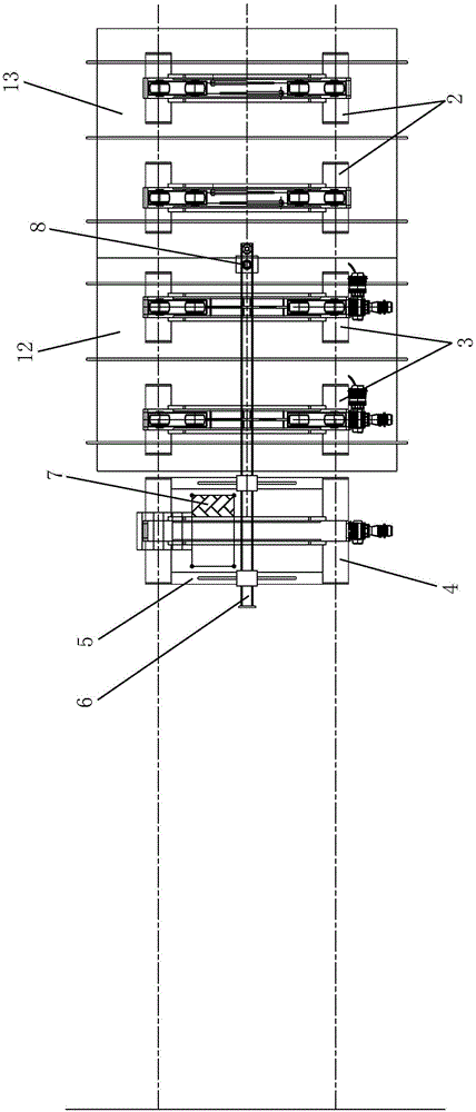 Assembly device for pressure steel pipes