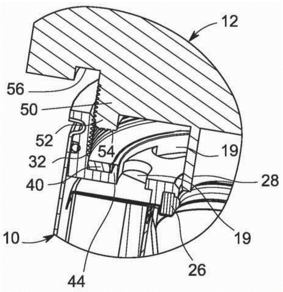 Filter with shielded internal gasket