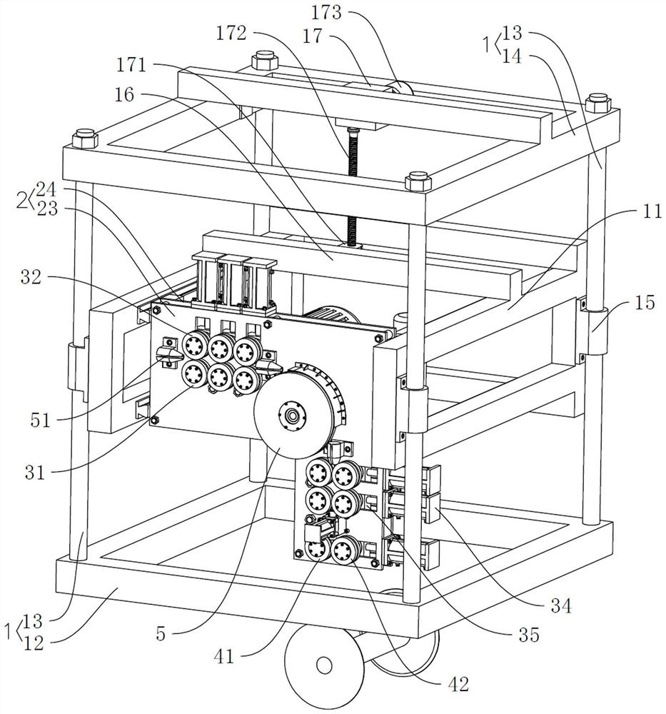 Aluminum rod feeding machine