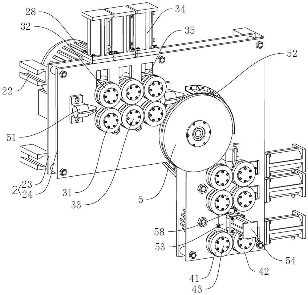 Aluminum rod feeding machine