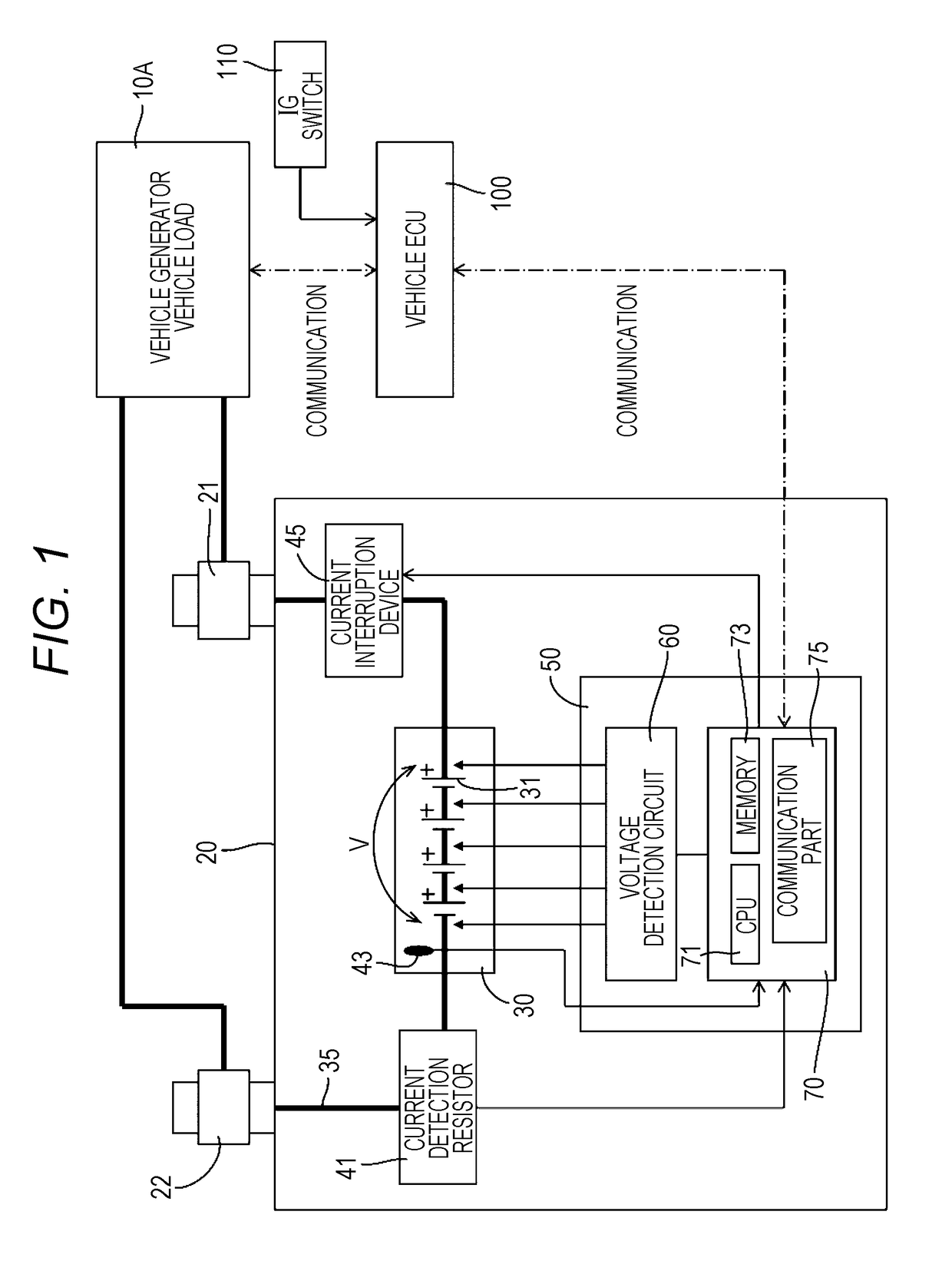 Monitoring device for secondary battery, battery pack, and vehicle