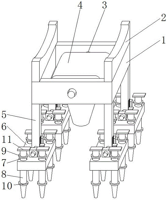 Water suction pump with fixing and supporting functions