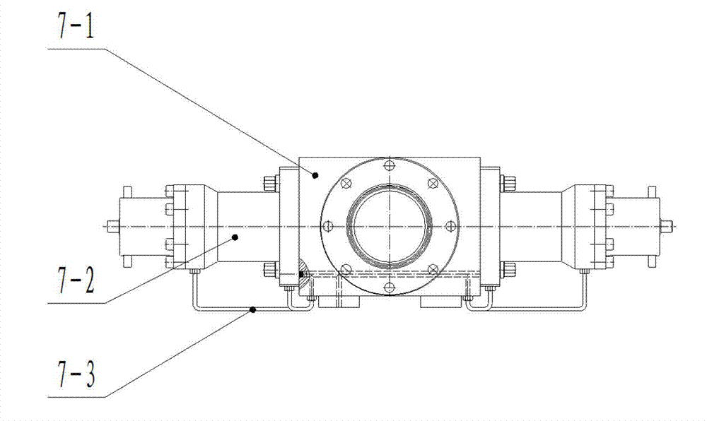 Blowout-prevention tool string of belt pressure energy storage well repairing machine