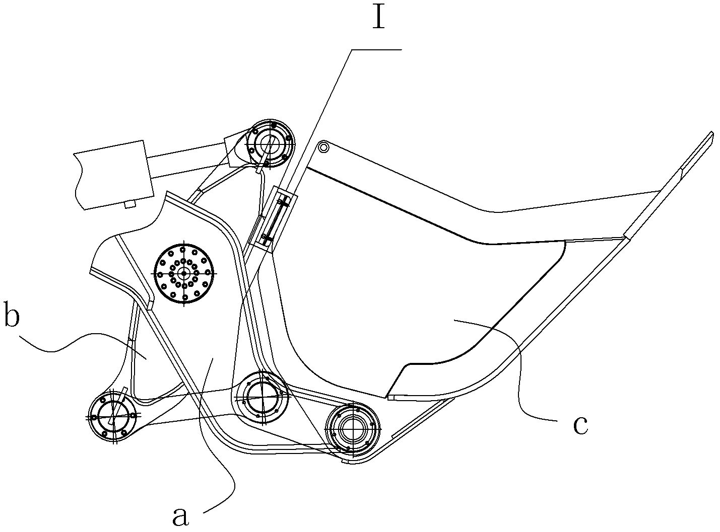 Adjustable limiting device applied to underground scooptram