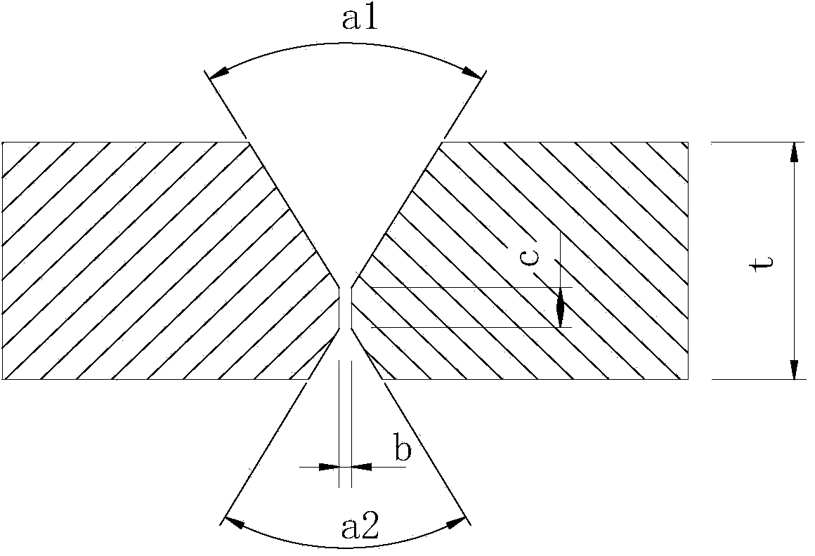 Q460 steel thick plate welding process