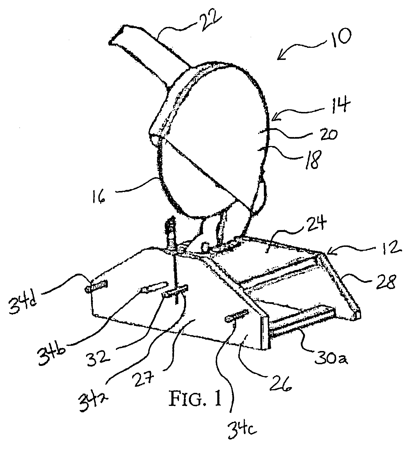 Portable hose cutoff saw with biasing pins