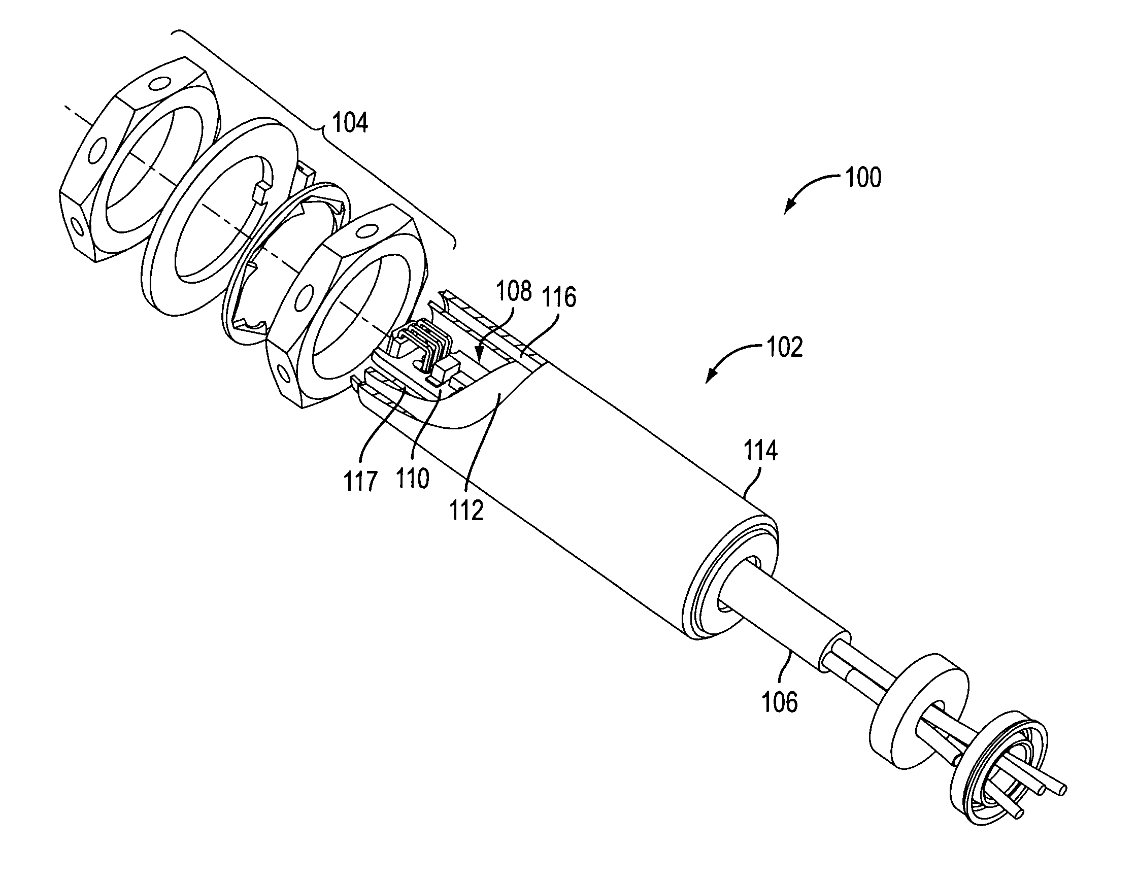 Air-gap insulator for short-term exposure to a high temperature environment