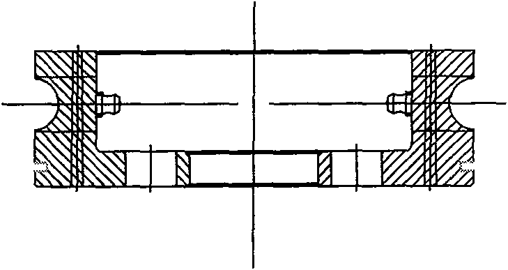 Process for machining L-shaped ferrule of rotary bearing