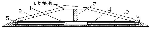 A speed bump that can be turned into an isolation pile