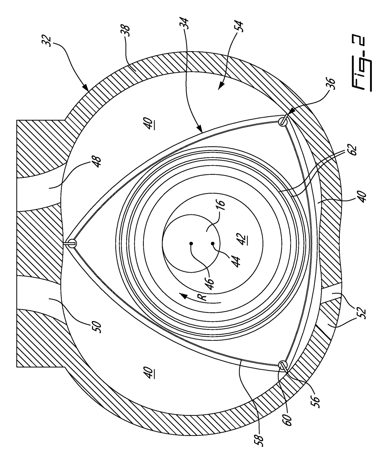 Compound engine assembly with modulated flow