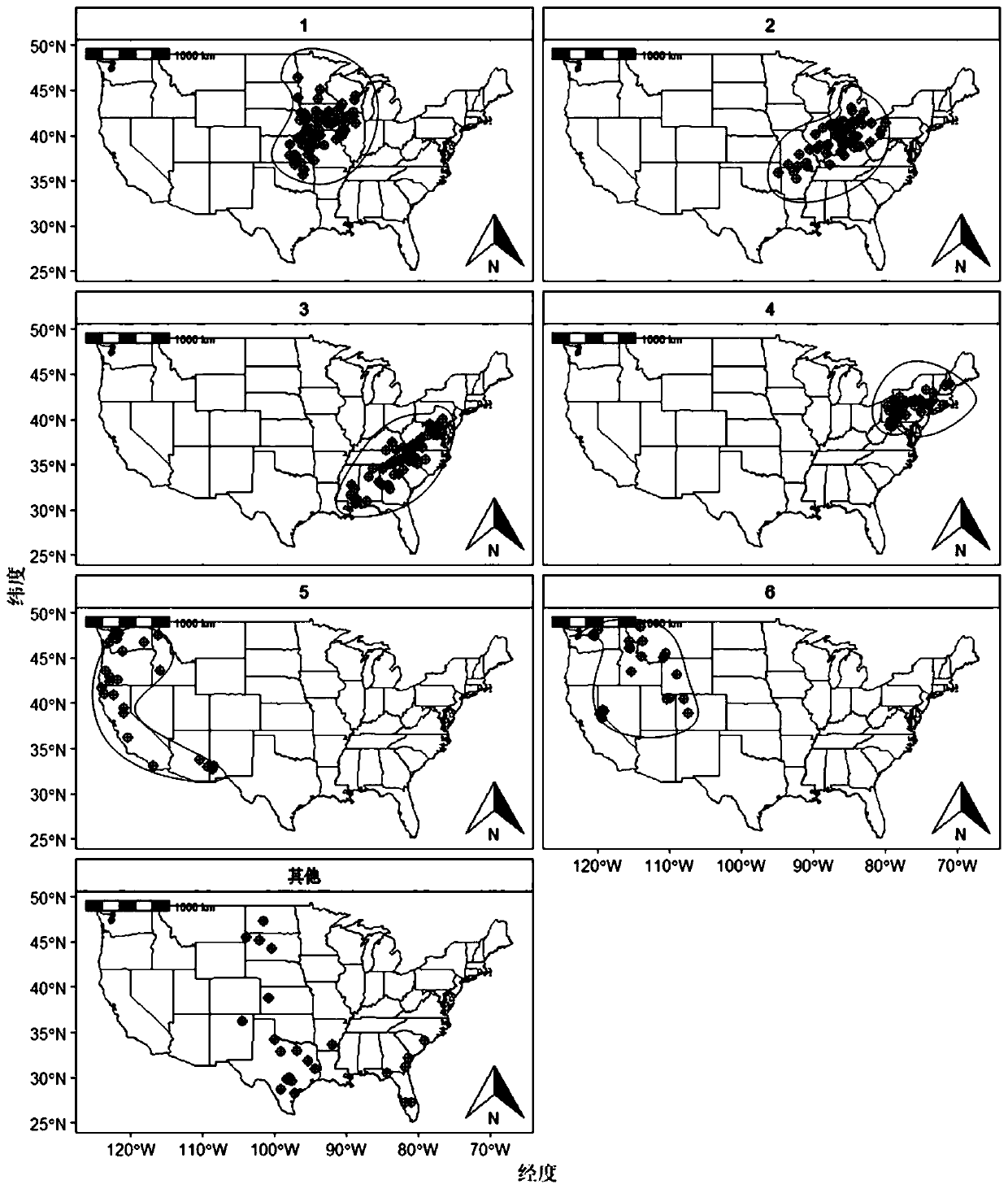 Flood estimation method for drainage basin lacking actual measurement runoff data based on regional division