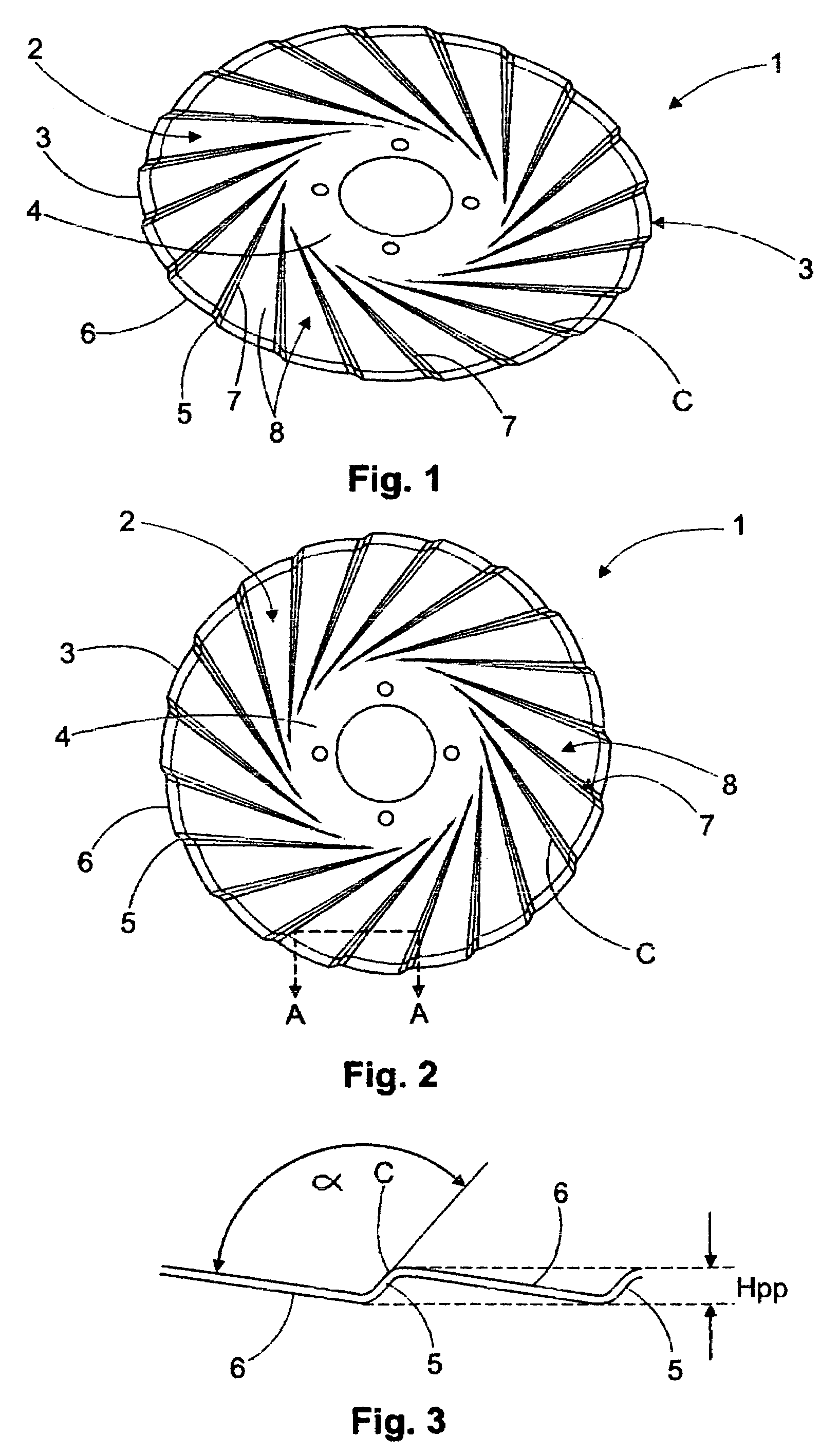 Wavy farming disc