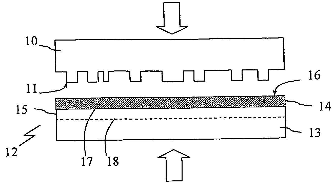 Device and method for large area lithography