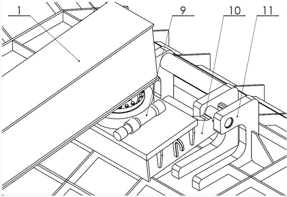 Rotary type uncovering machine and rotary type uncovering method for blast furnace iron runner