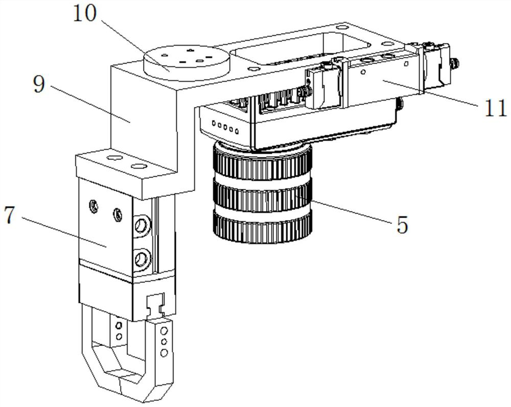 Automobile body projection welding workstation based on 2D visual guidance