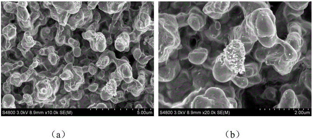 Preparation method for porous Au coating inhibiting microdischarge effect