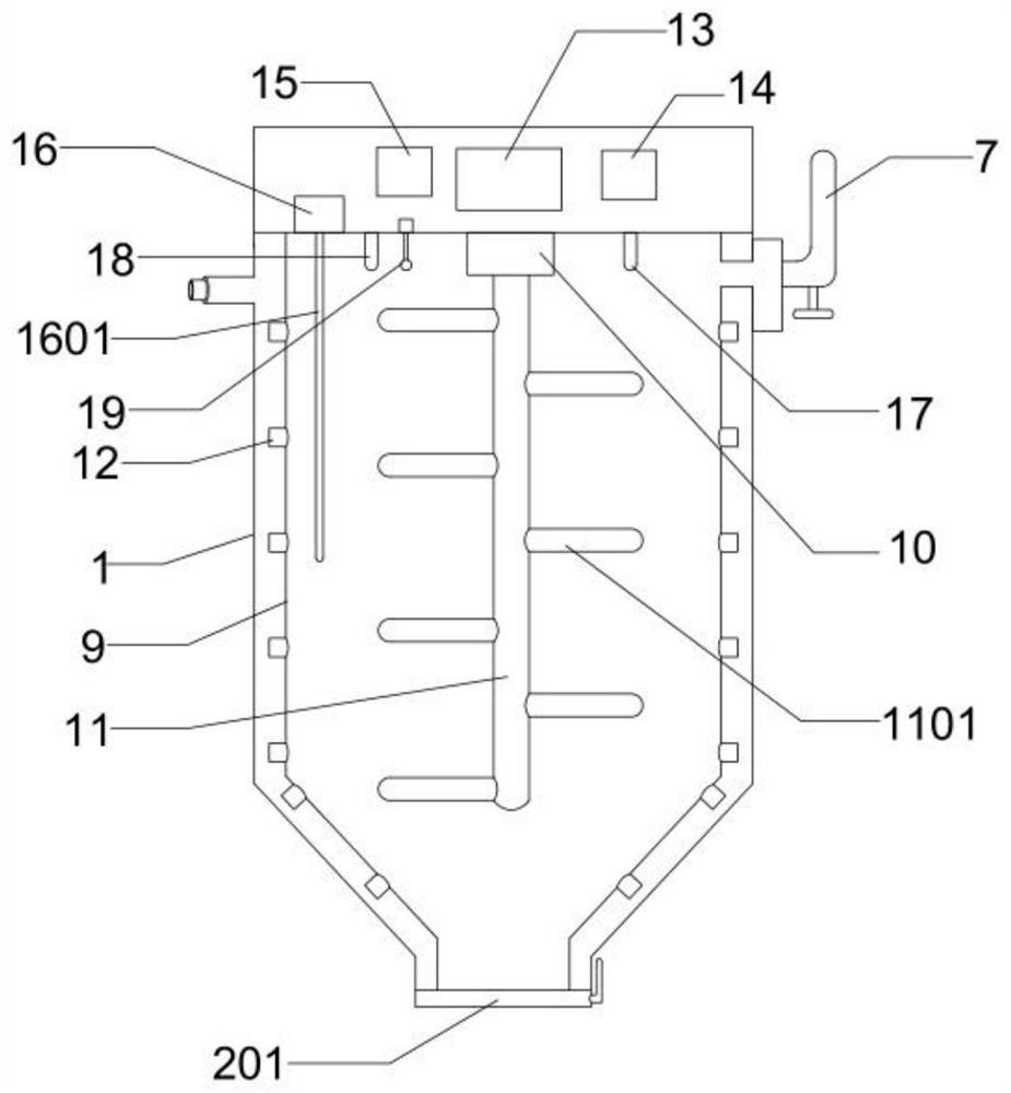 Coffee high-temperature processing pre-fermentation device