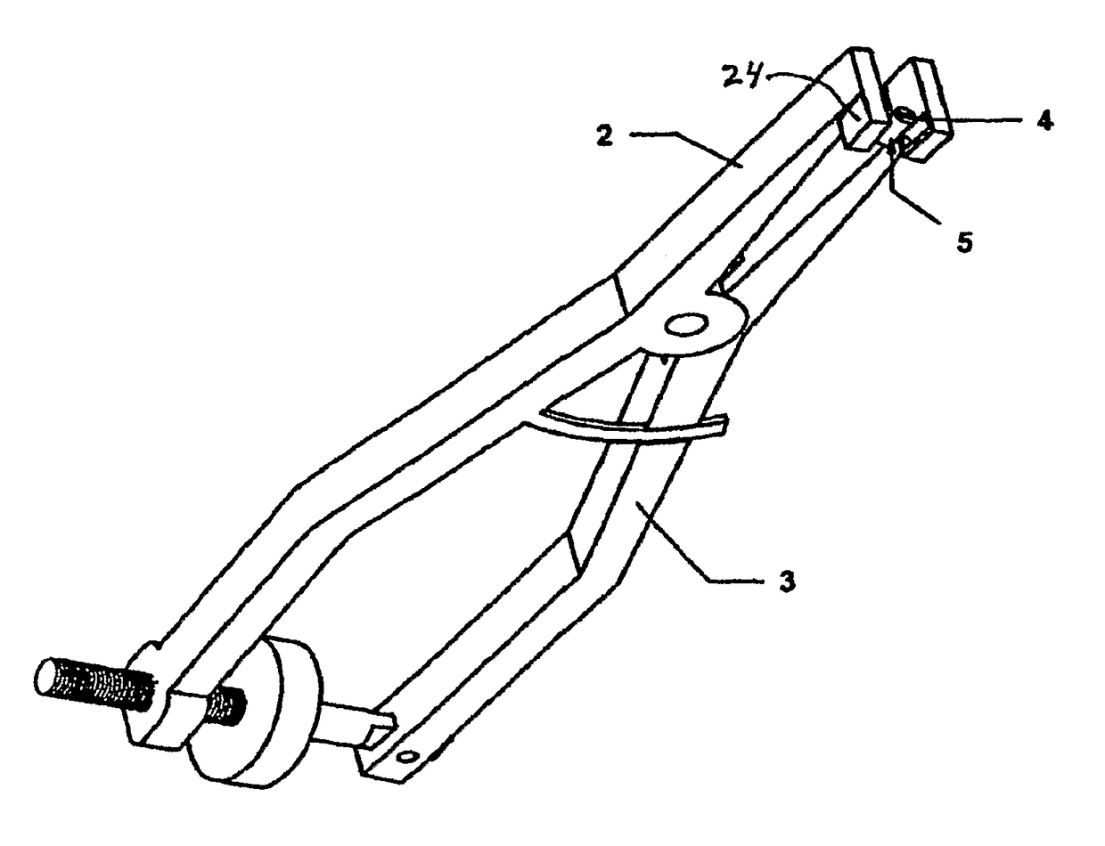 Long-nosed crimp pliers for use in orthopedics