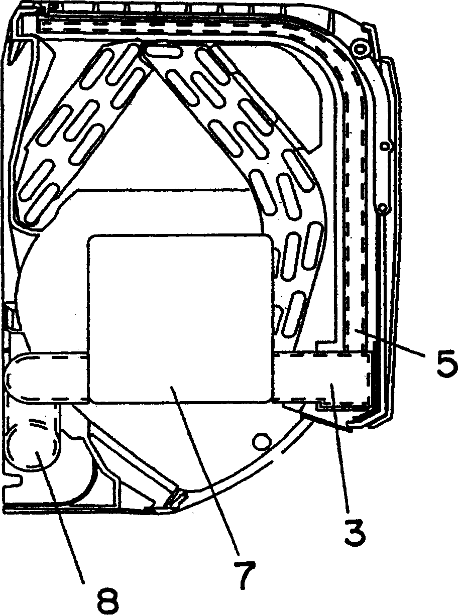 Air conditioner having indoor unit with automatic air filter celaning function