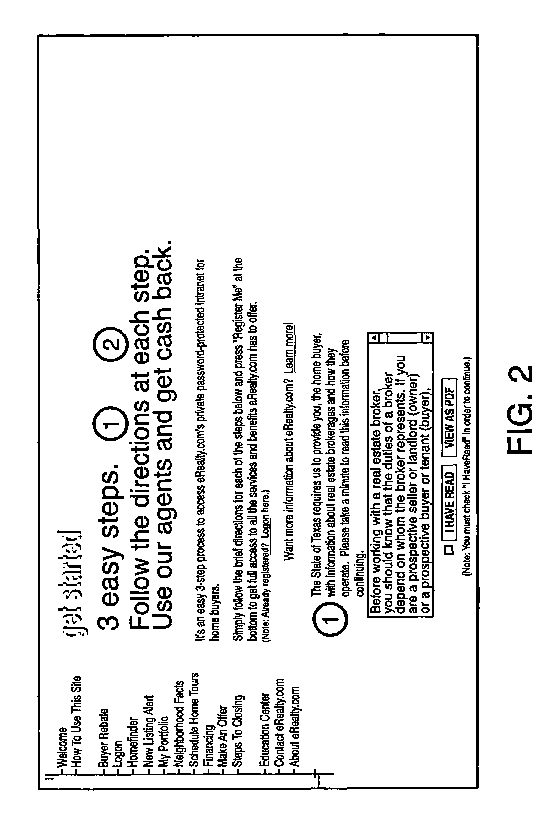 Method and system for managing real property transactions having internet access and control