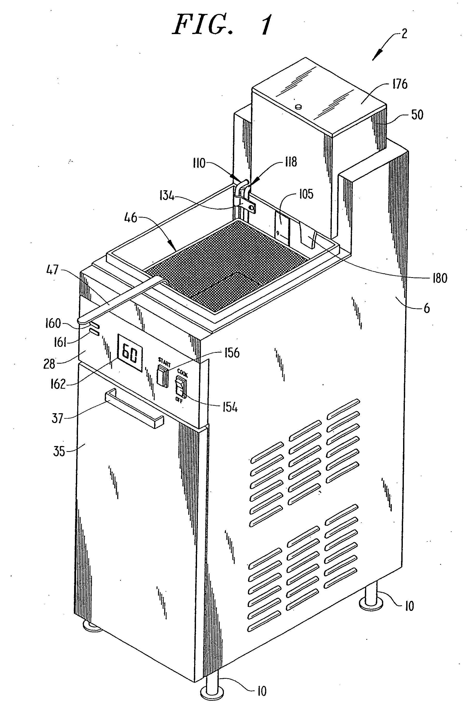 High temperature, oil saving, rapid cook fryer system