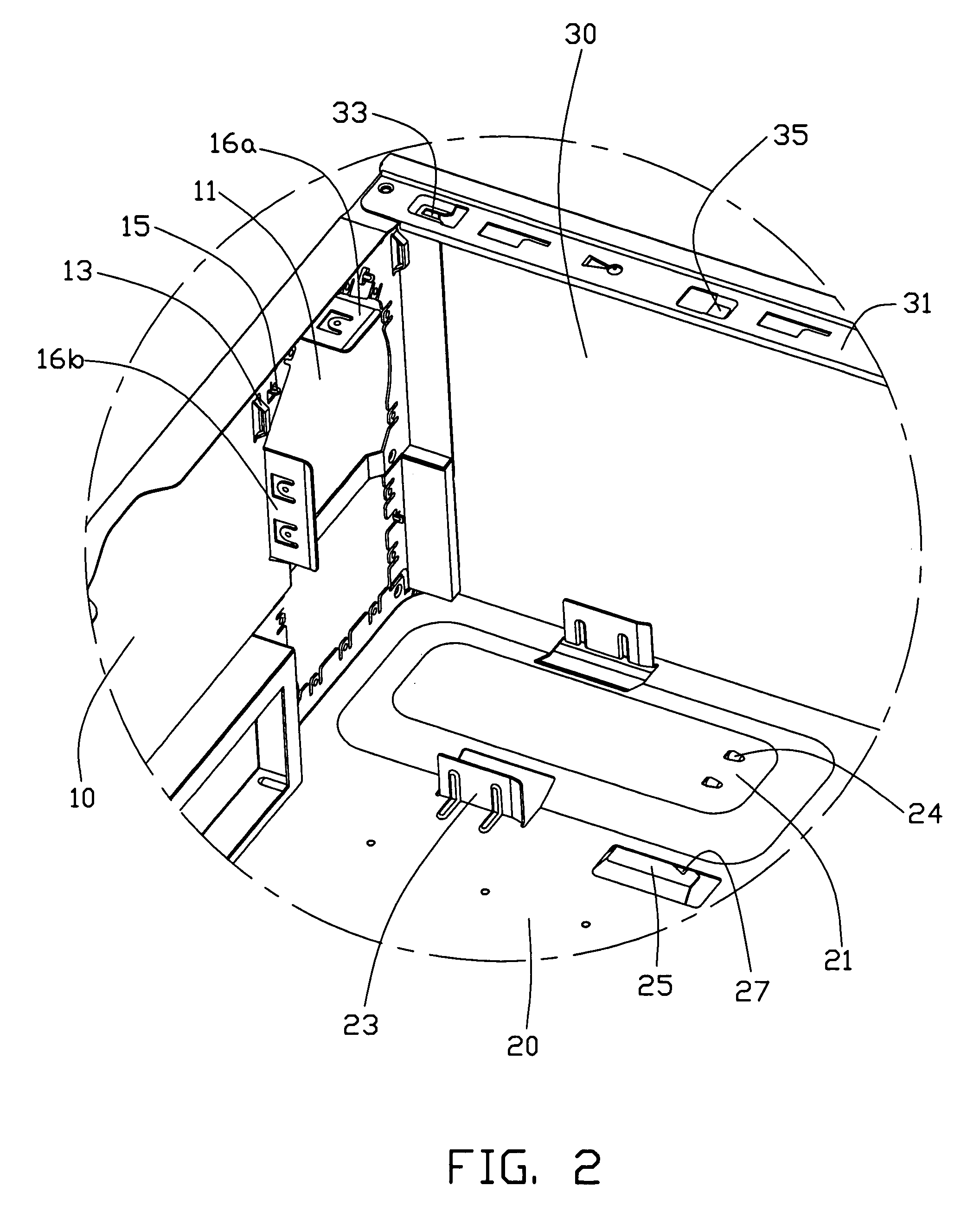 Computer enclosure with power supply bracket