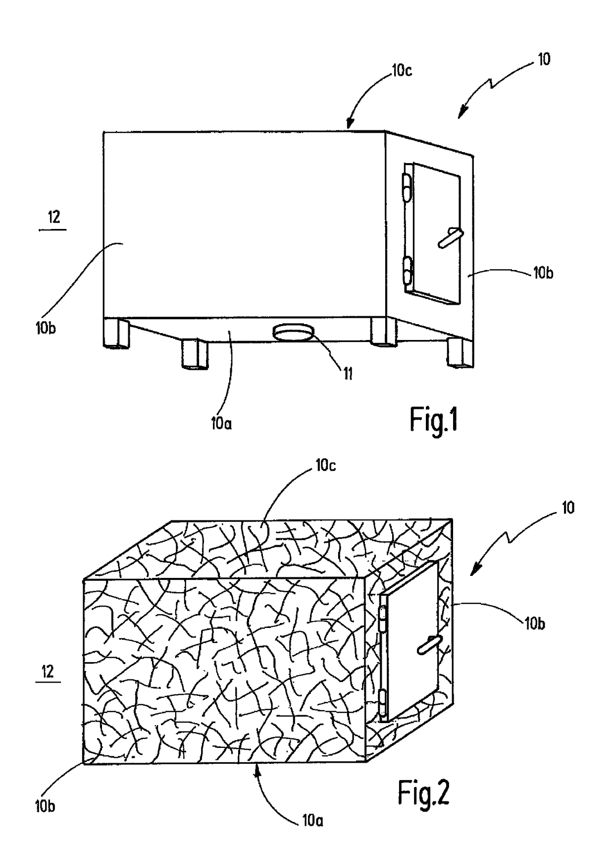 Housing part for a housing with flameproof encapsulation comprising a porous body