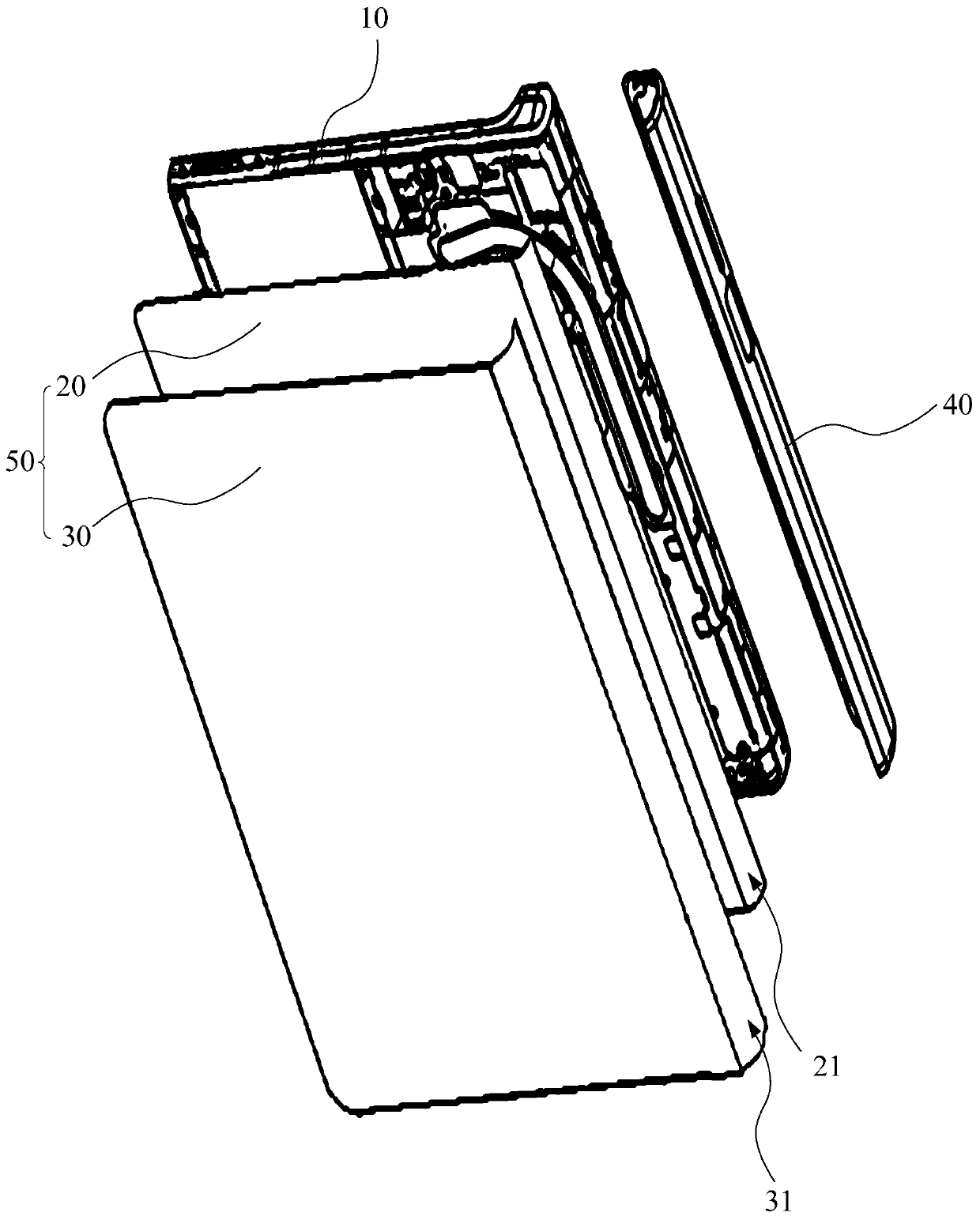 Display component and electronic equipment