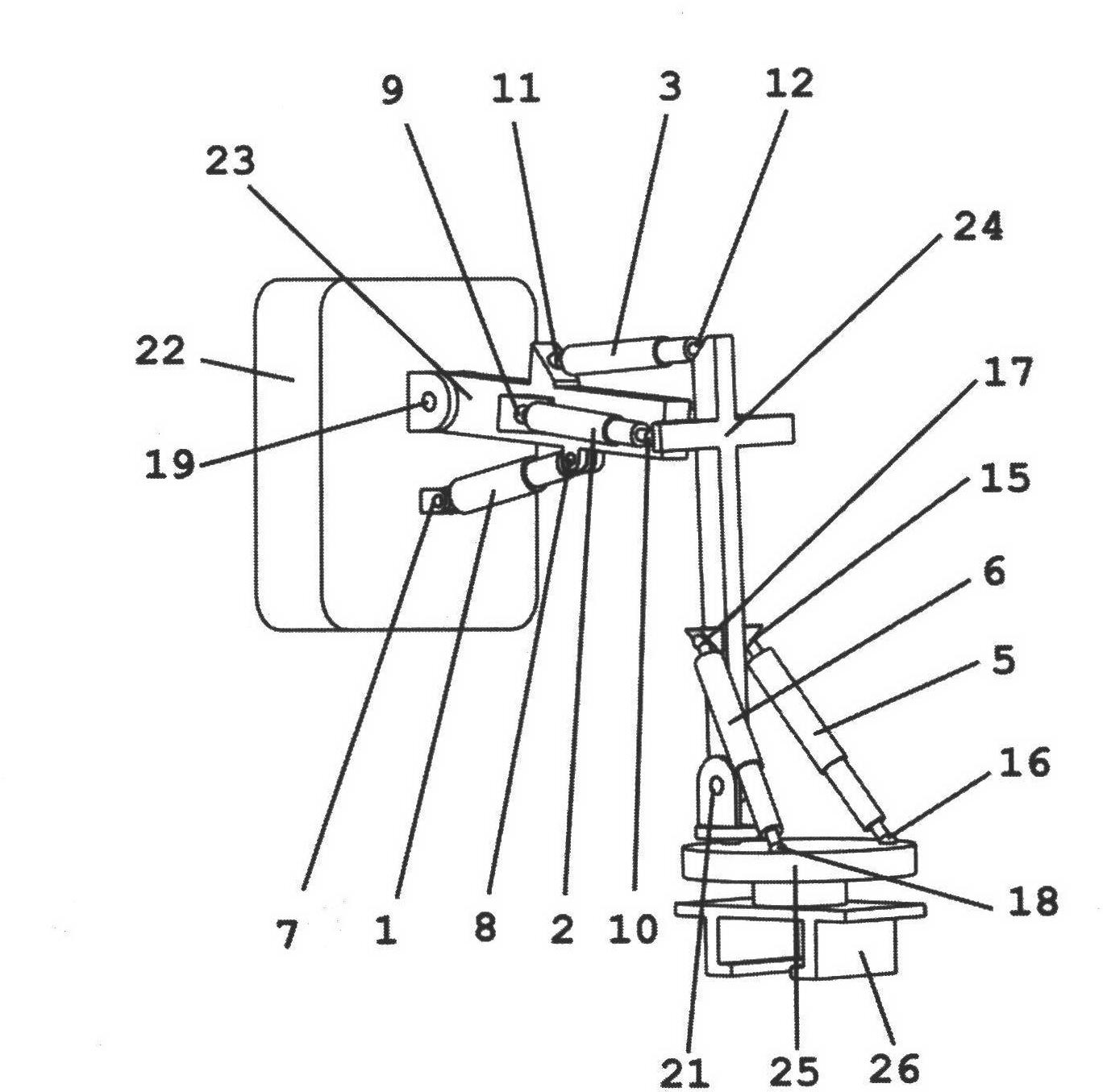 Six-motion stacking robot