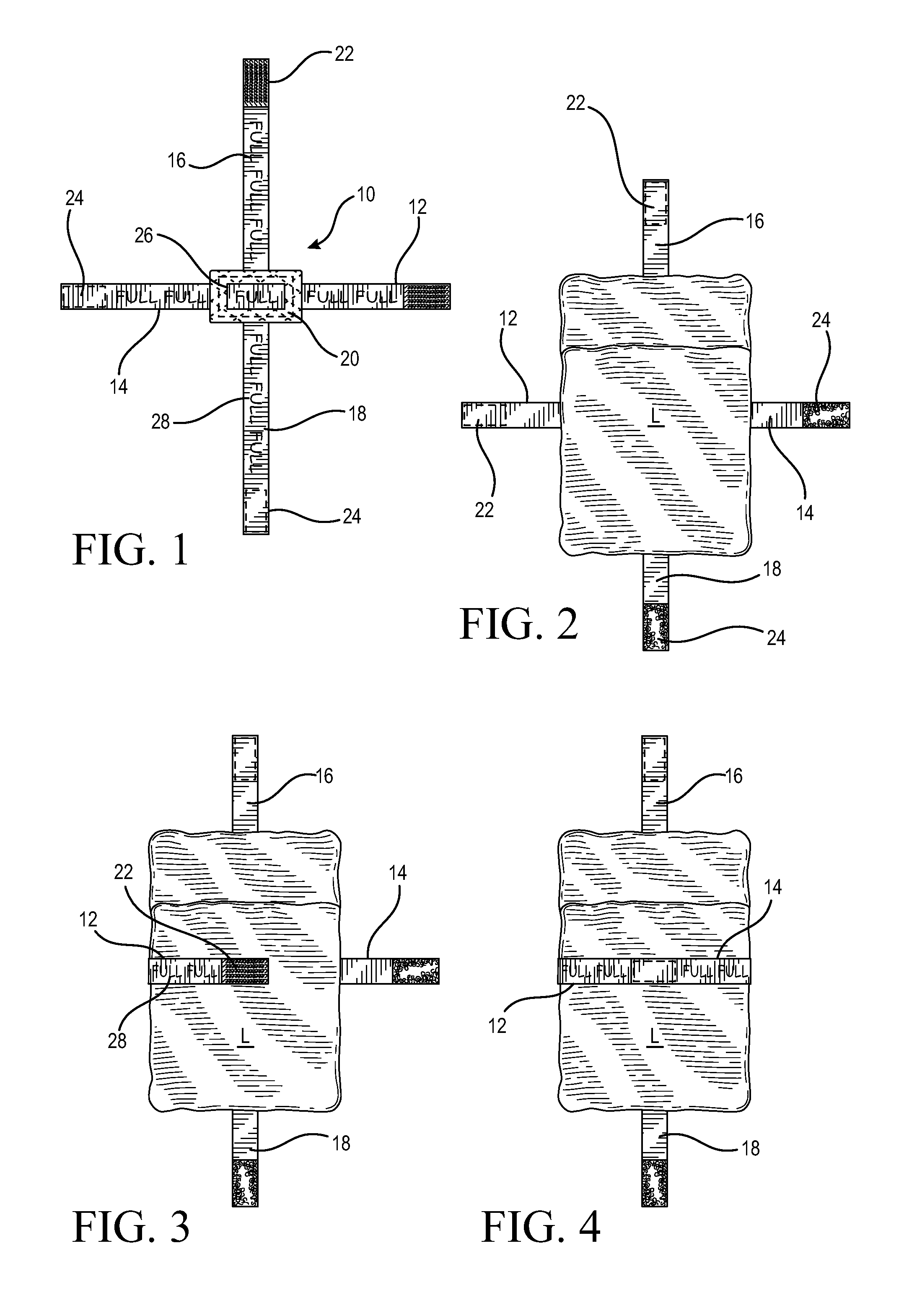 Bedding set organizer and method